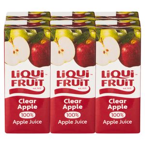 Liqui-Fruit Clear Apple 100% Apple Juice 6 x 200ml